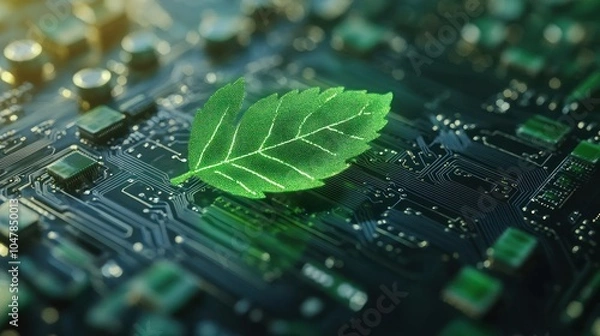 Fototapeta Green Technology Concept