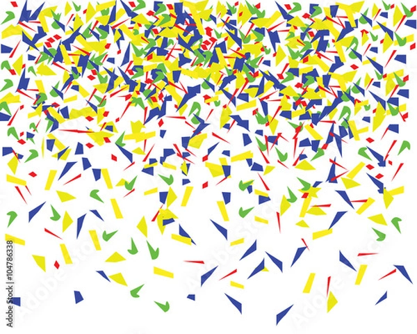 Fototapeta Colorful Confetti Background