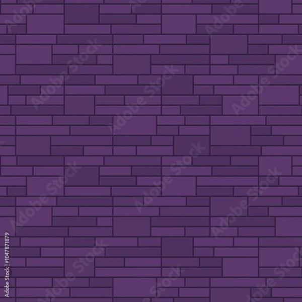Obraz Perple brick wall