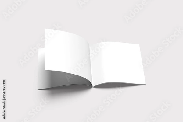 Fototapeta OPEN SQUARE MAGAZINE BLANK BACKGROUND