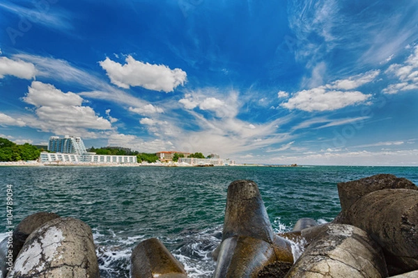 Fototapeta Varna beach on Black sea