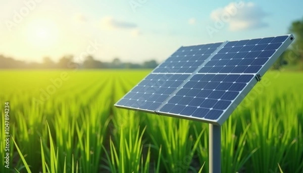 Obraz  Harnessing the power of nature with solar energy