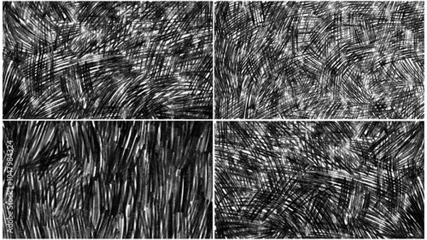 Obraz Artistic Scribble background: Dynamic hatching Pencil and Paint Textures on a transparent background