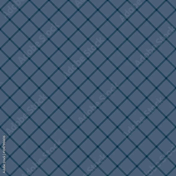 Fototapeta Autumn Plaid Check Seamless Pattern - Cute plaid check repeating pattern design