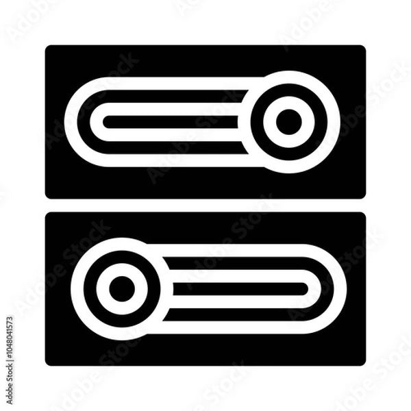 Obraz Toggle Switch glyph icon