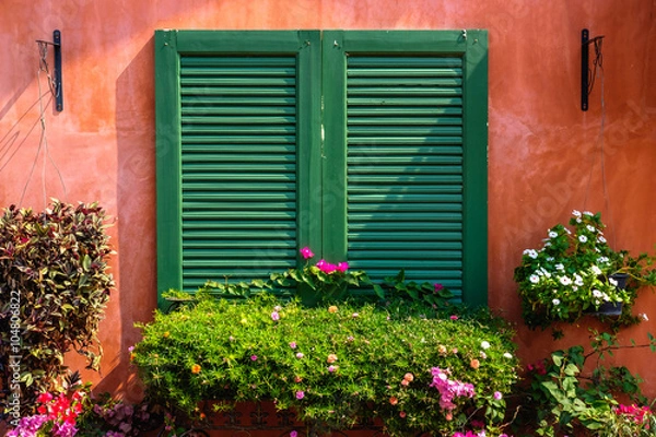 Fototapeta Green Window