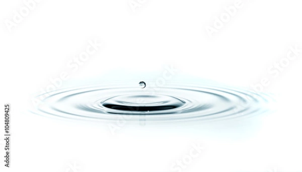 Fototapeta water drop isolated