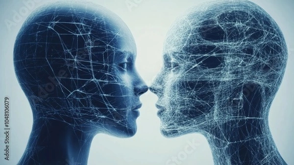 Obraz Digital twins technology