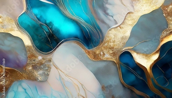 Fototapeta Colorful granite abstract background 