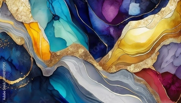 Fototapeta Colorful granite abstract background 