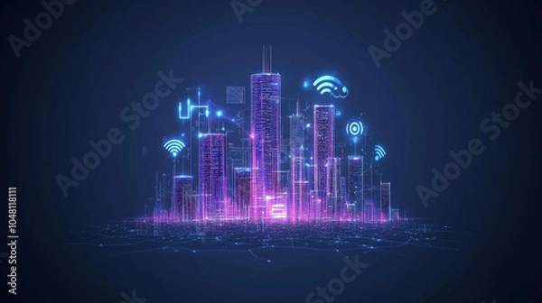 Fototapeta サイバー空間