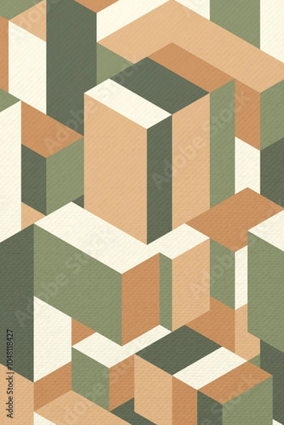 Fototapeta Colorful Geometric Background Vector Illustration