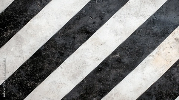 Fototapeta Black and White Geometric Background Design