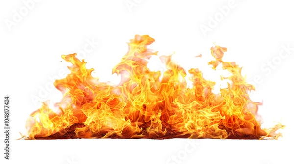 Obraz burning fire png transparent background