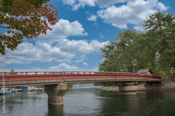 Obraz 天橋立の廻旋橋
