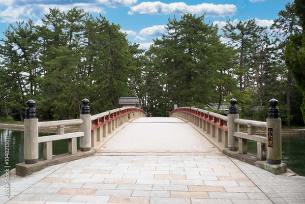 Obraz 天橋立の廻旋橋