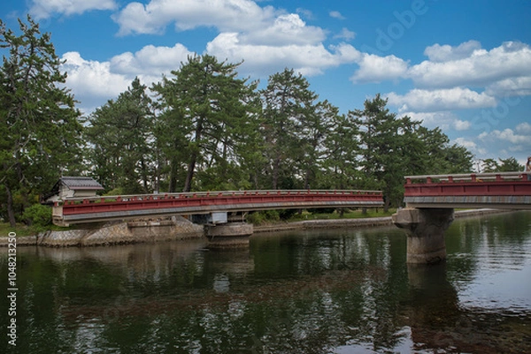 Obraz 可動後の天橋立の廻旋橋