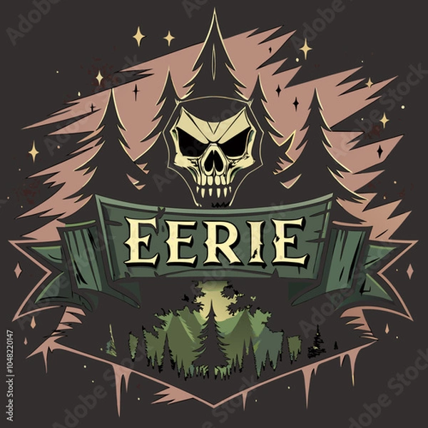 Obraz Illustration Halloween banner background