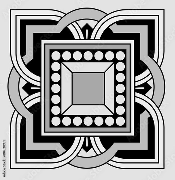 Obraz Old style vector background