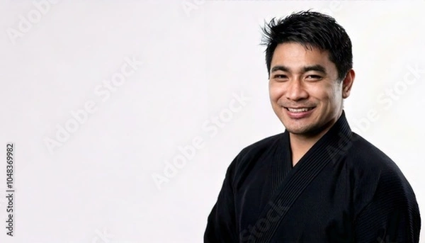 Obraz 30代の男性、忍者の役の俳優
