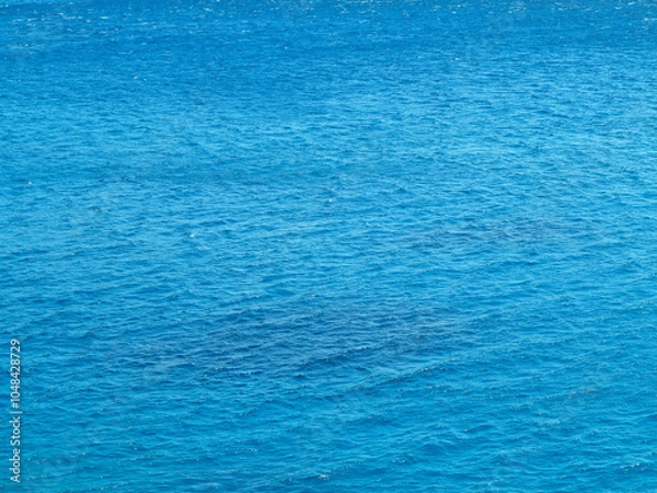 Fototapeta Sea view from ruins of Spinalonga Fortress  leper colony, Crete, Greece