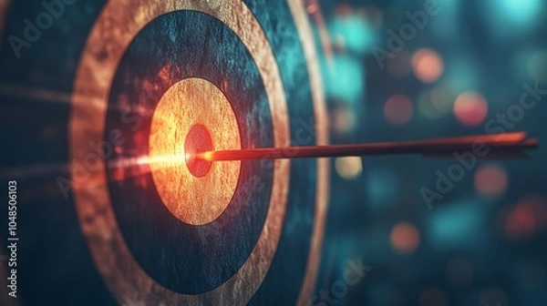 Fototapeta Bullseye Precision Concept