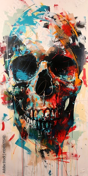 Fototapeta skull and crossbones