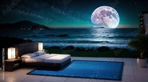 Obraz 海辺のリラクシングエリア