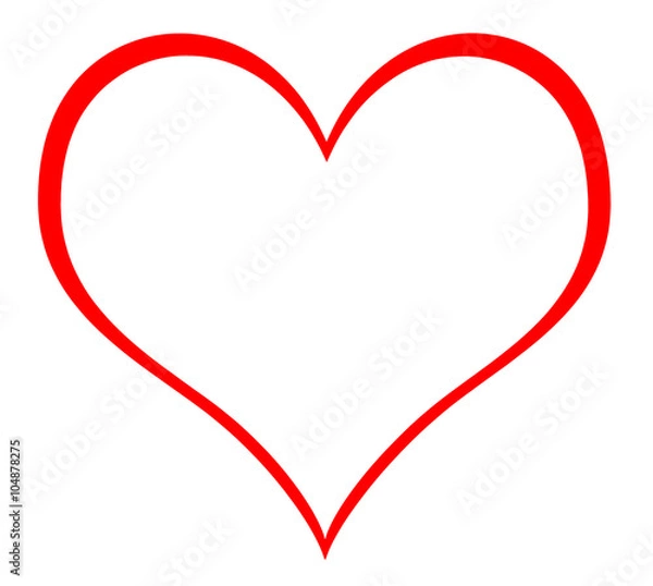 Obraz Red heart