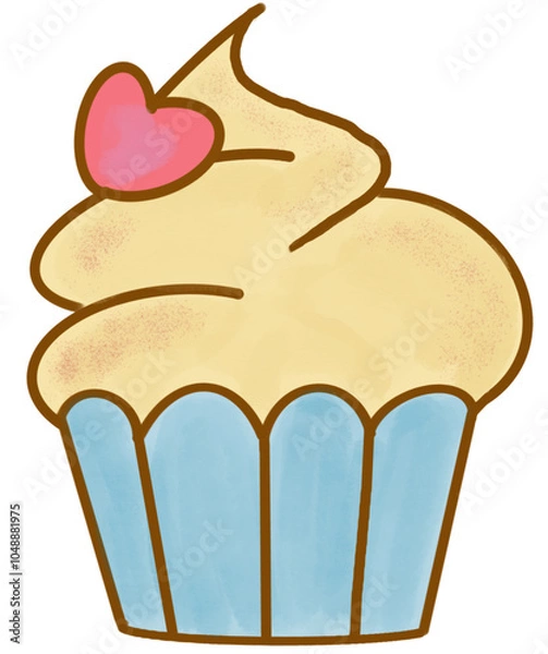 Obraz heart shaped cake