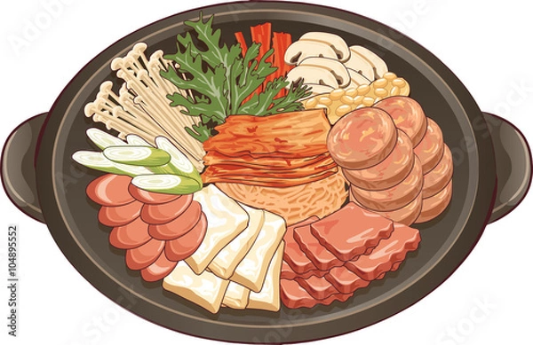 Fototapeta 음식 일러스트