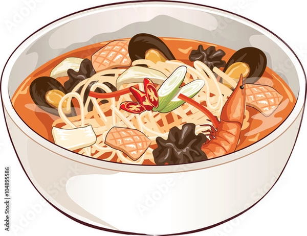 Fototapeta 음식 일러스트