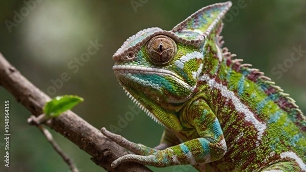 Obraz lizard on a tree