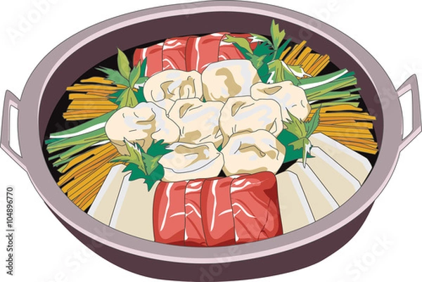 Fototapeta 음식 일러스트