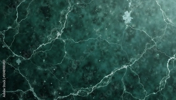 Obraz Ethereal Green Marble Texture with White Veining Pattern