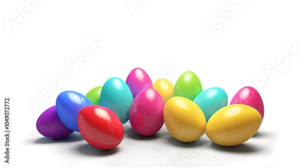 Obraz colorful easter eggs