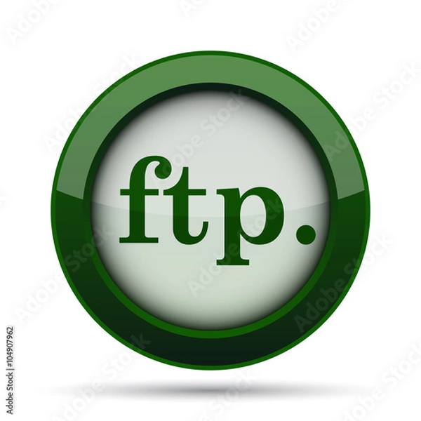 Fototapeta ftp. Icon