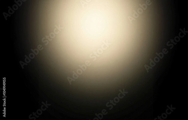 Obraz abstract light background. spotlight gradient on a dark background, focused and dramatic effect with a warm glow at the center.