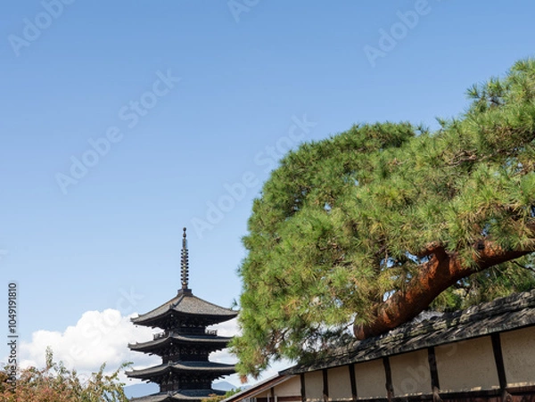 Obraz 京都の八坂の塔