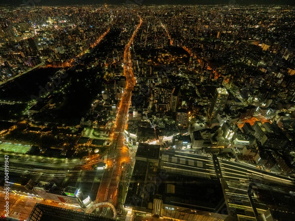 Fototapeta 大阪の夜景