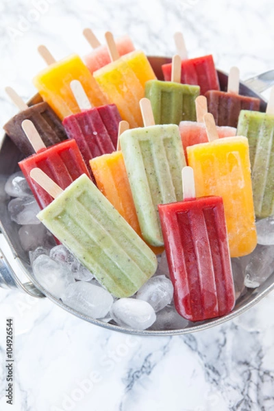 Obraz Hausgemachte Eis am Stiel