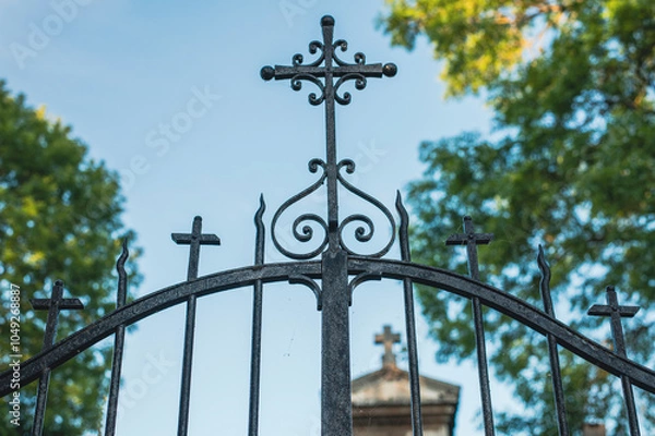 Obraz entrée de cimetière