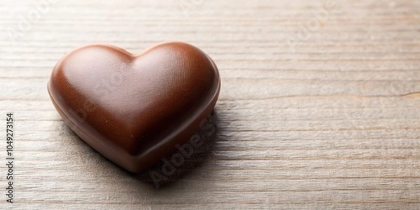 Obraz Heart shaped chocolate candy