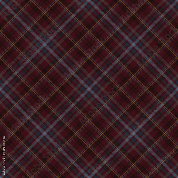 Fototapeta Prep School Plaid Check Seamless Pattern - Cute plaid check repeating pattern design