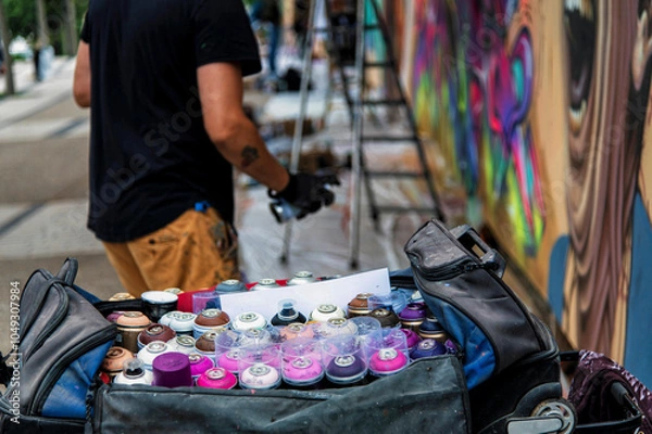 Obraz Malette de tagueur