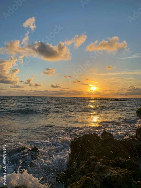 Obraz sunset on the beach