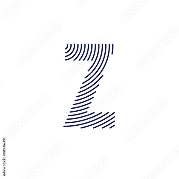 Obraz Letter Z Logo Vector Design 