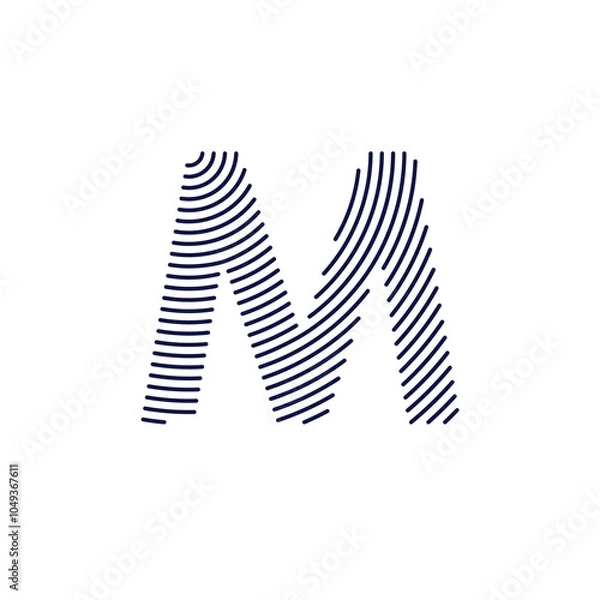 Obraz Letter M Logo Vector Design 