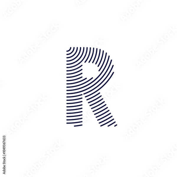 Obraz Letter R Logo Vector Design 