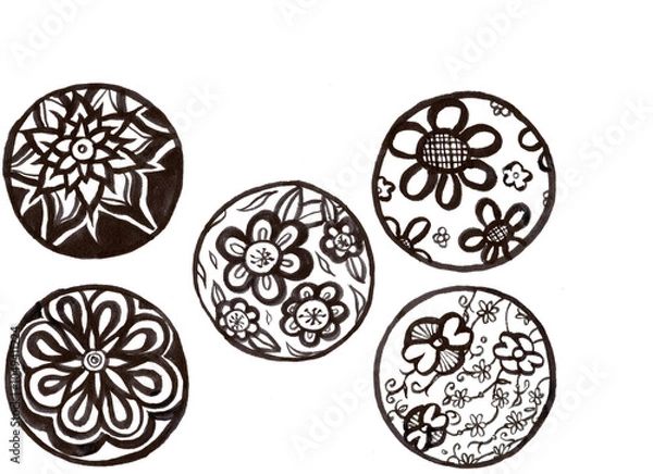 Fototapeta ビジュアルアート（サークルインスピレーション）